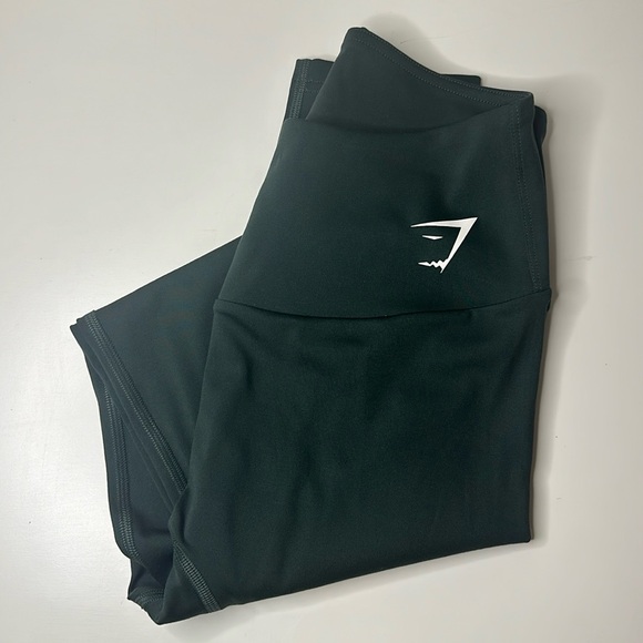 Gym Shark Emerald Green Leggings - Picture 1 of 4